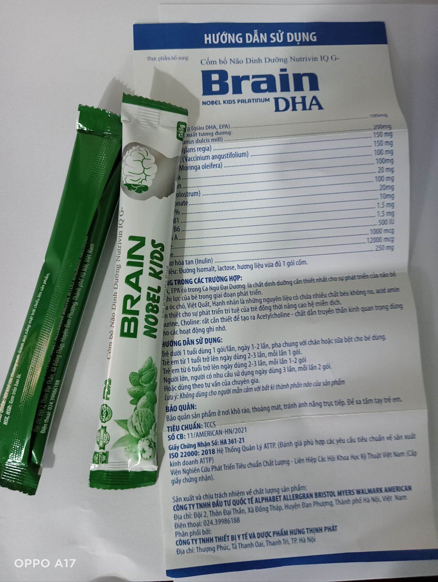 Cốm Bổ Não G Brain