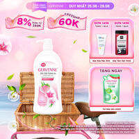 Sữa tắm trắng da hương nước hoa Dâu Tây Bạch Tuyết & Lily Hồng Gervenne 900g + Tặng sữa tắm 450g