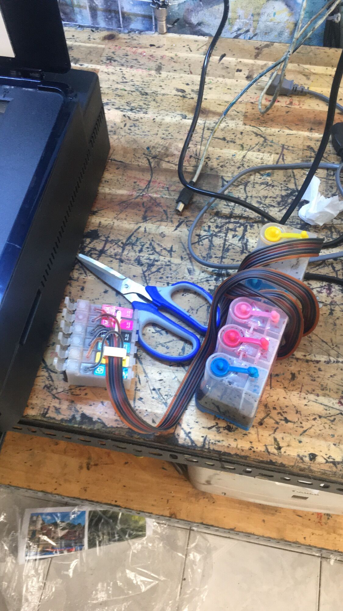 [HCM]Hệ thống mực ngoài máy in Epson T50 - Epson T60