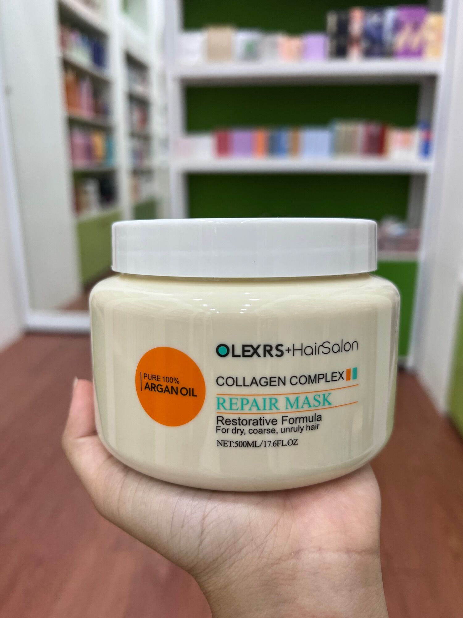 Kem Hấp Ủ Tóc Olexrs Collagen Anh 500ml