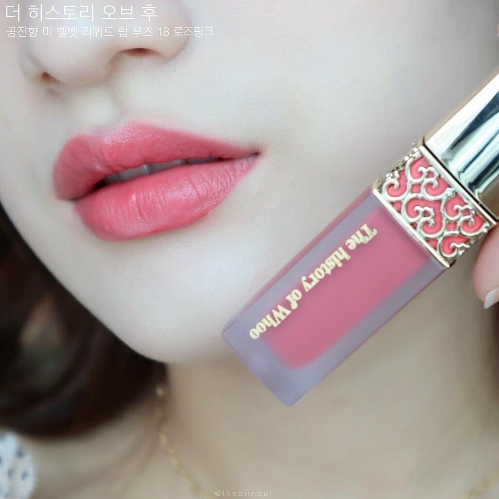 Son kem nhung lì Whoo velvet mini tách set