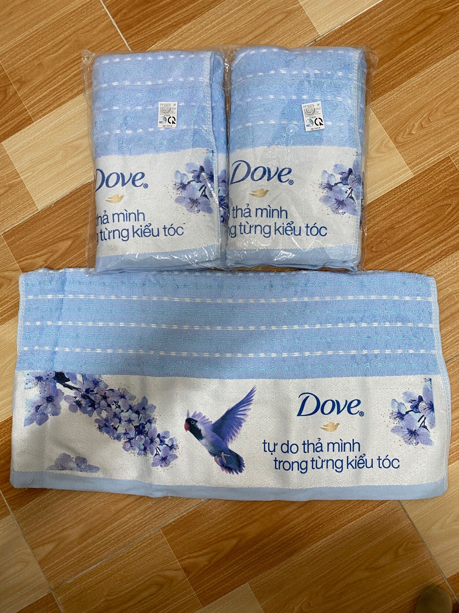 khăn tắm lông vũ cao cấp dove 50x100cm