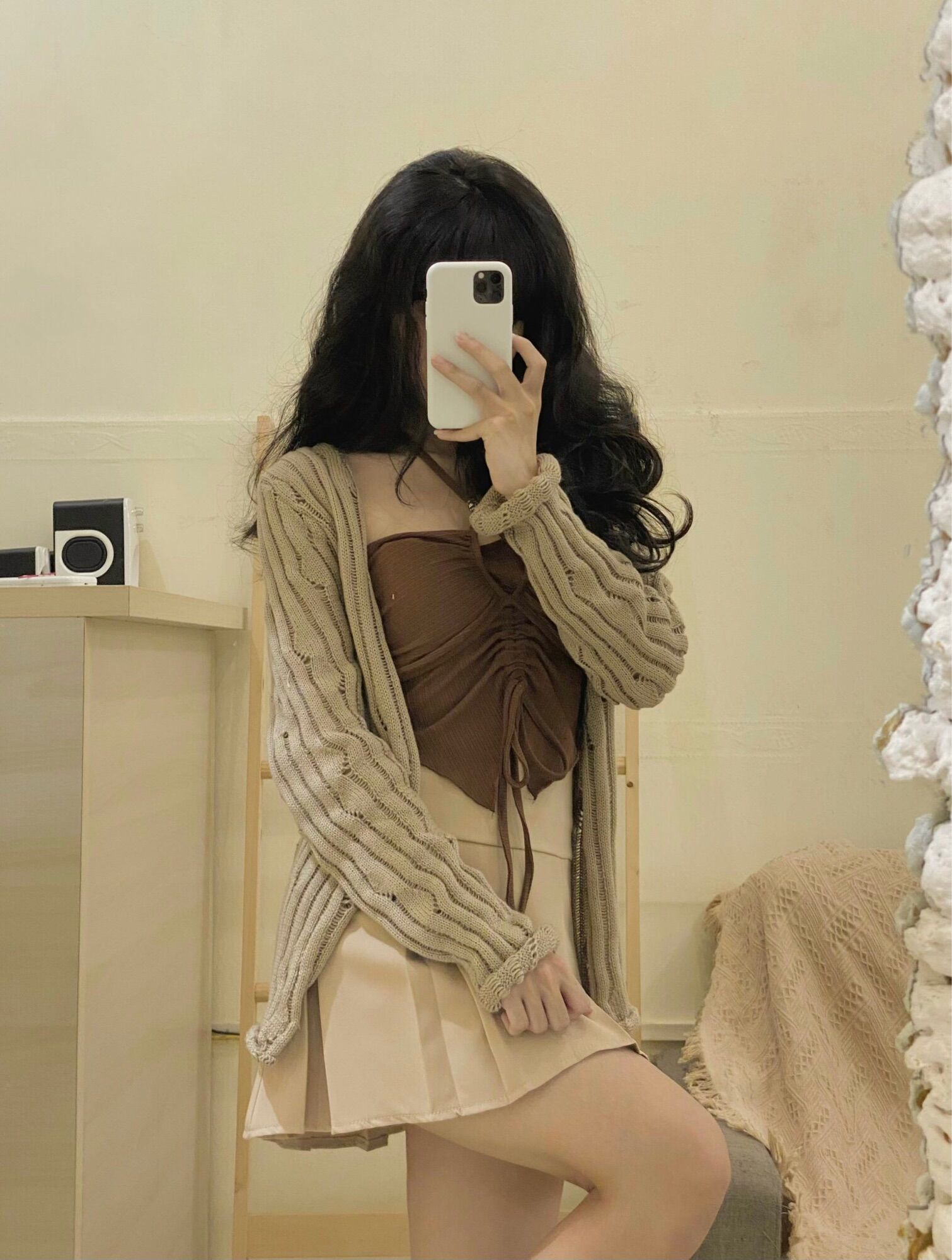 Áo croptop cột dây kiểu - CR104