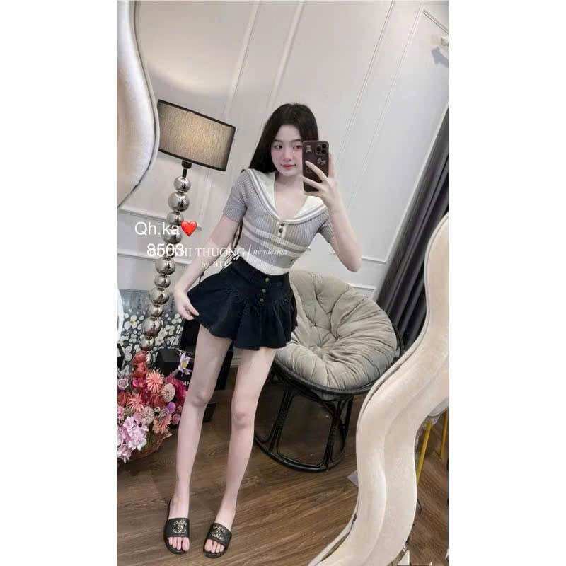 Chân váy xoè xếp ly 3k mới siêu hot