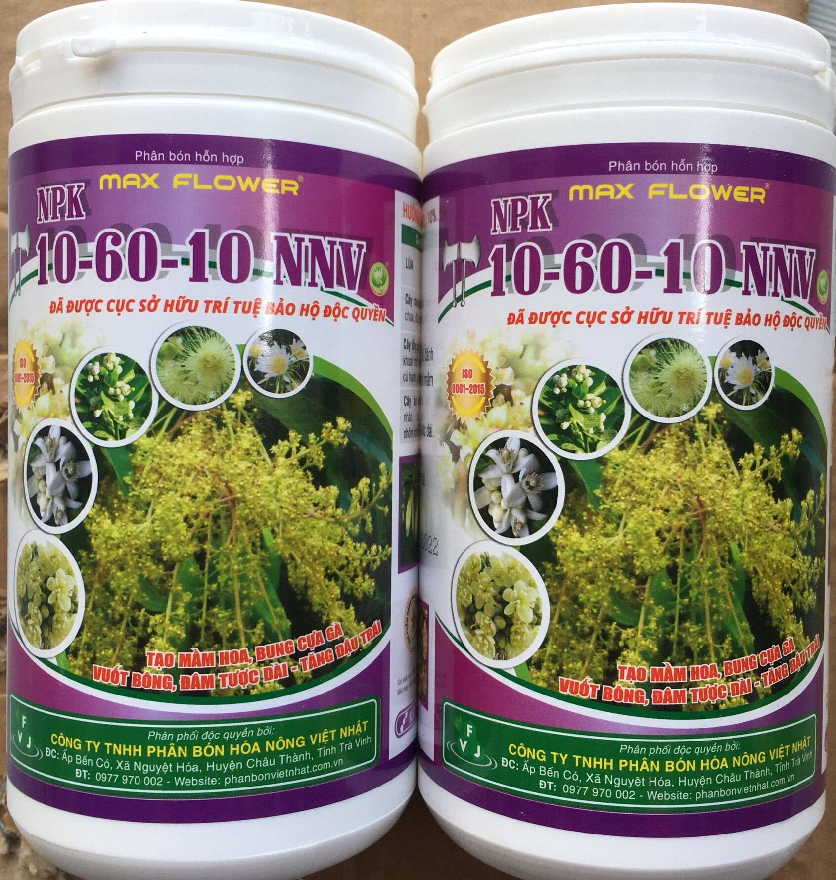 Phân npk 10 60 10 nnv - tạo mầm hoa, bung cựa gà cực mạnh. hủ 500g pha được 250 lít nước