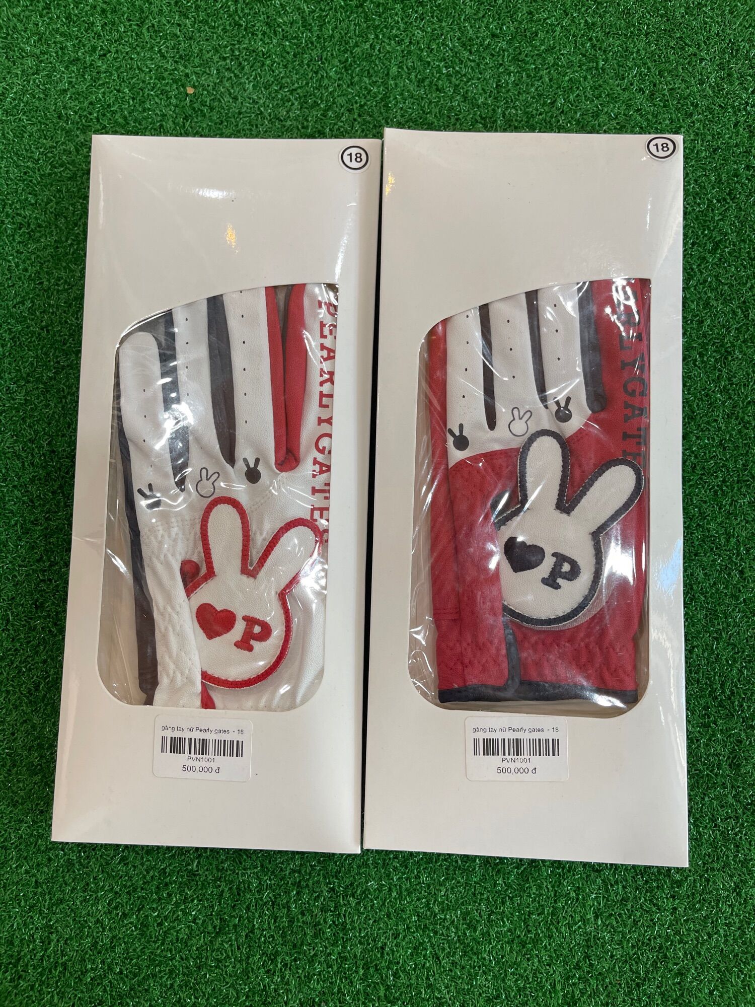 găng tay golf nữ PG shop golf hồng nhung