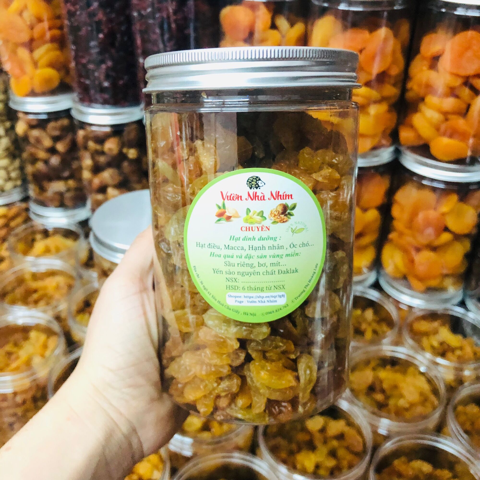 Nho vàng Ấn Độ sấy dẻo