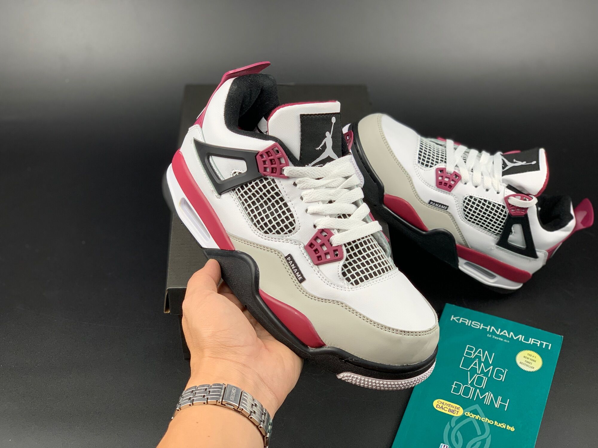 Giày thể thao/ Sneaker Jorden 4 Paris (Full box)