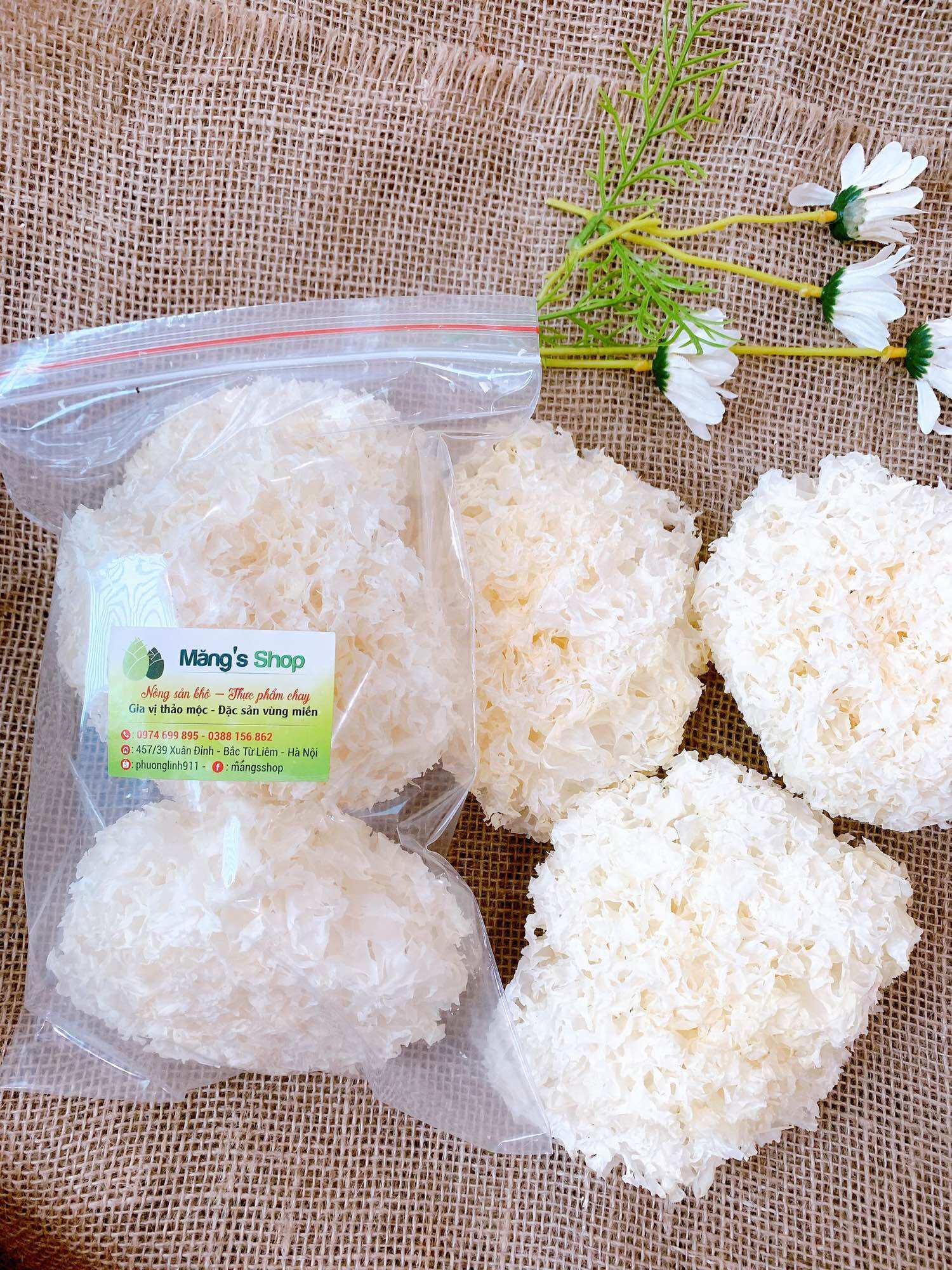 Nấm tuyết ngon loại 1 ( Đã tẩy trắng) (Gói 300g)