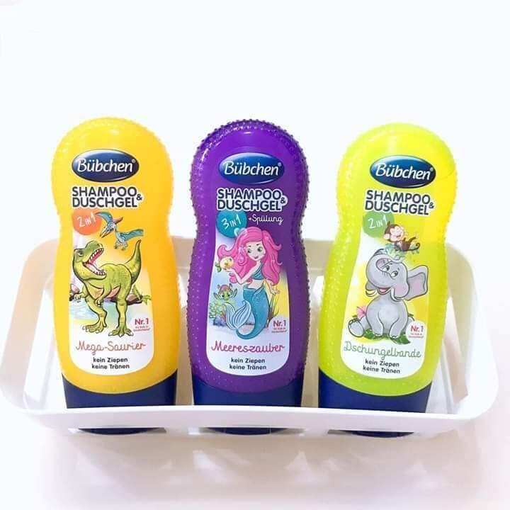 Dầu gội + sữa tắm trẻ em BUBCHEN nội địa Đức 💯 chai 230ml