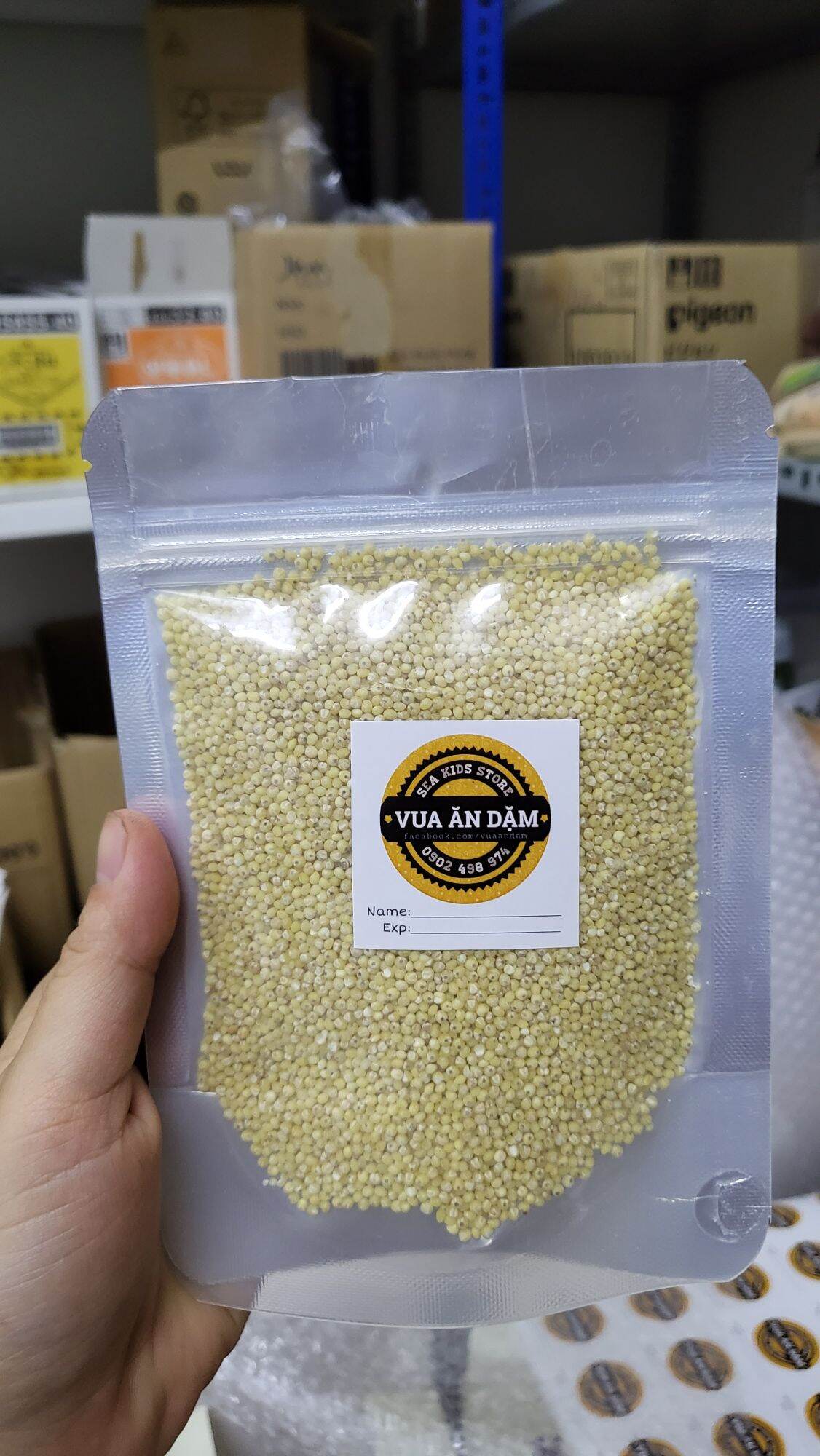 Hạt Kê Hữu Cơ Markal cho bé ăn dặm