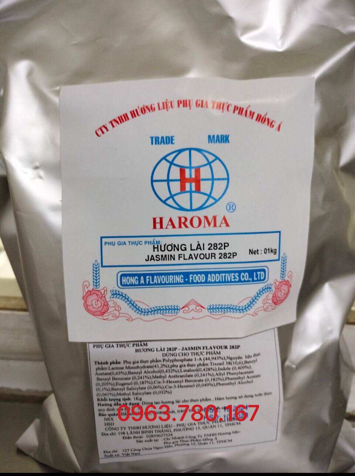 HƯƠNG LÀI-1kg-dùng trong thực phẩm, tạo hương lài cho sản phẩm