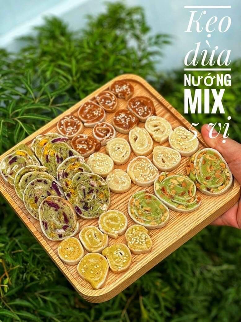 KẸO DỪA BẾN TRE MIX 10 VỊ đặc biệt