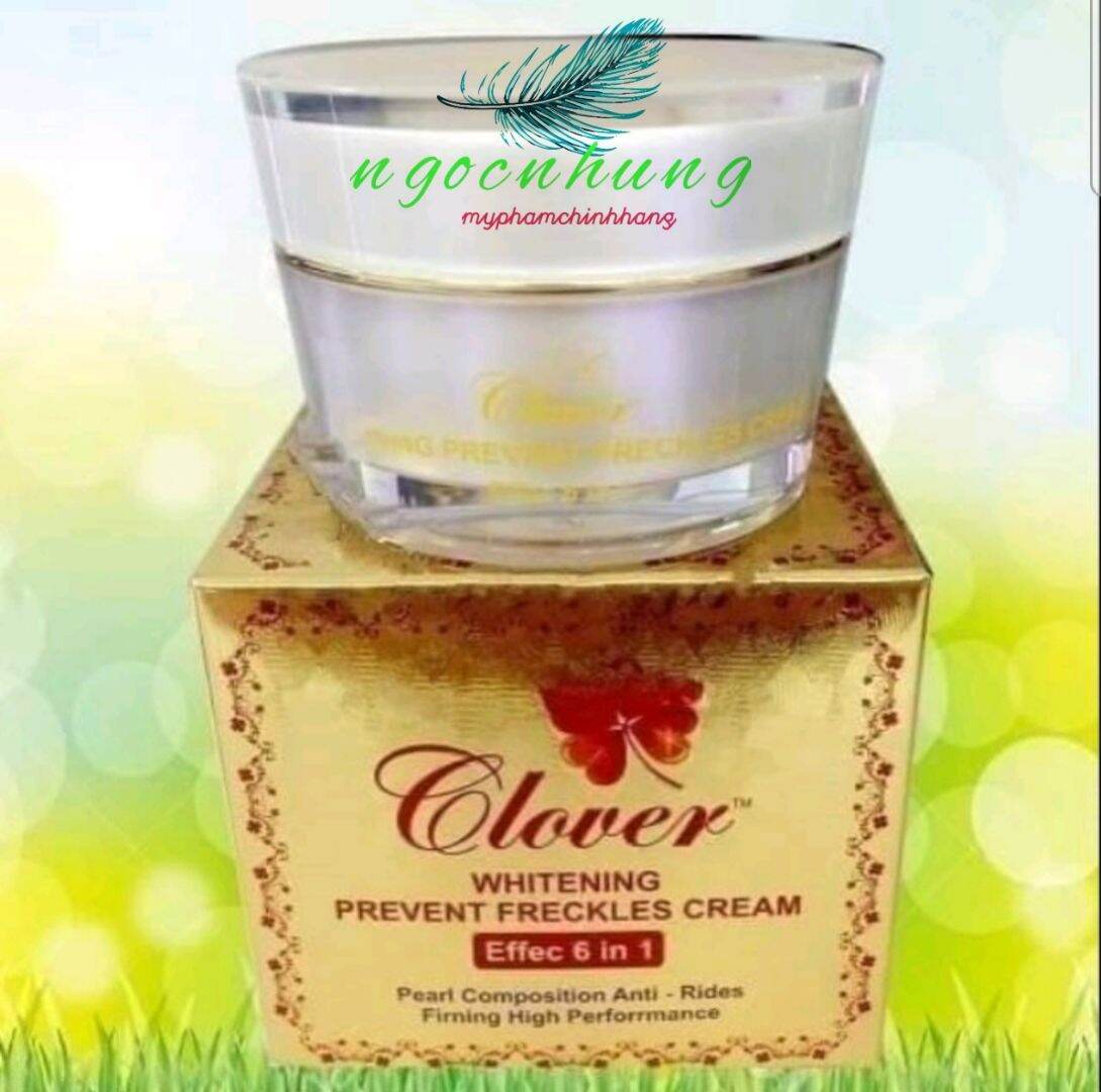 Kem clover ngừa nám trắng da 6in1 30g. chính hãng