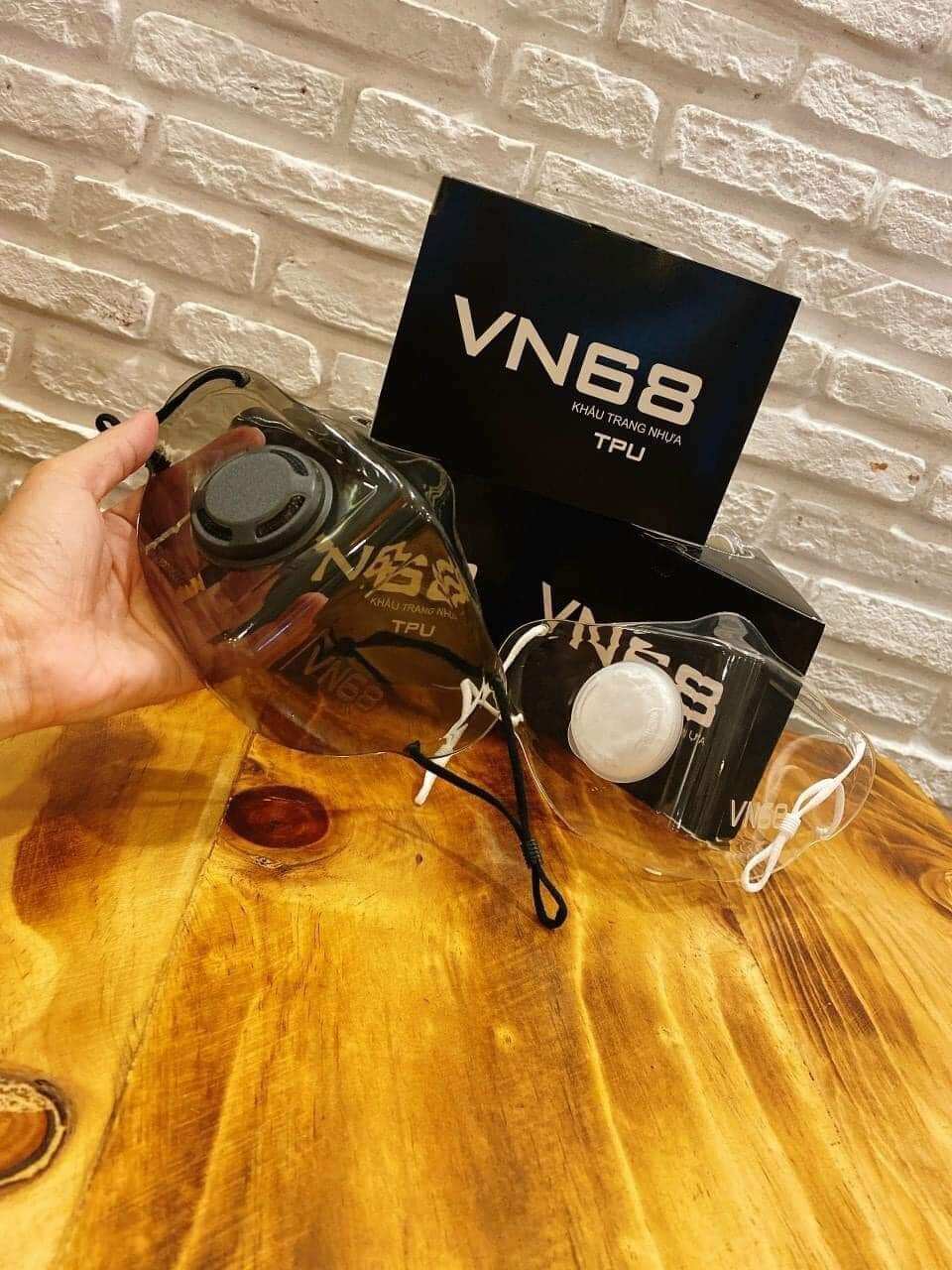 Khẩu trang nhựa có van thở.
