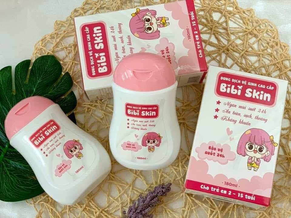 Dung dịch vệ sinh Bibi Skin danh cho bé gái