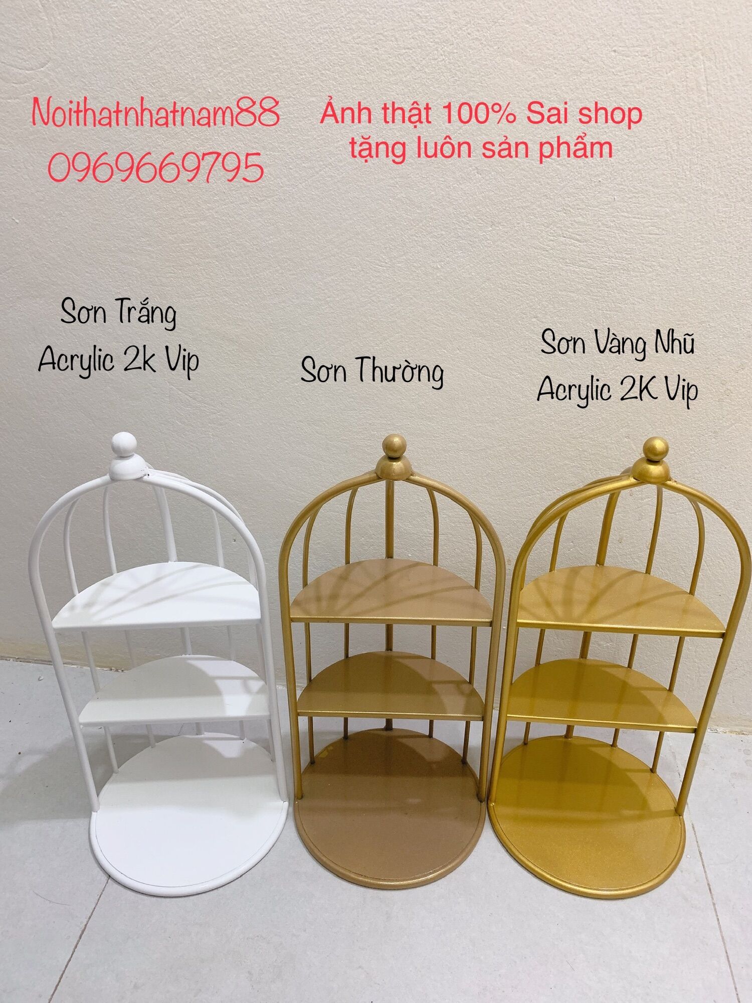 kệ mỹ phẩm lồng  🔥(𝗛𝗮̀𝗻𝗴 𝗫𝗶̣𝗻 - 𝗦𝗶𝗲̂𝘂 𝗦𝗮𝗻𝗴)🔥 , kệ đựng mỹ phẩm để bàn