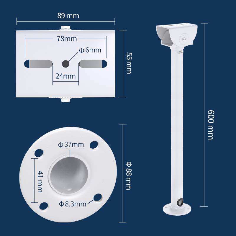 Chân đế camera giám sát dài 40cm/60cm treo ngược trần