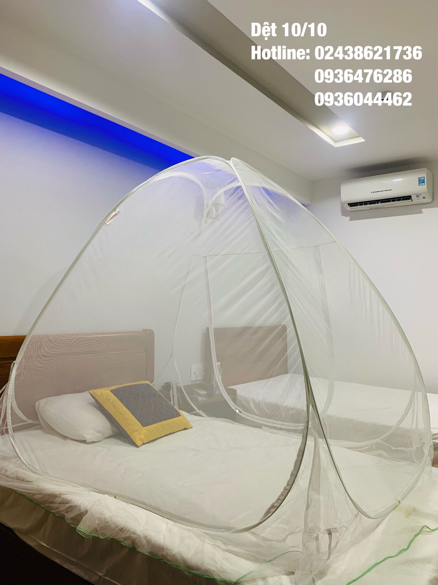 Màn, mùng chụp tự bung 1m2