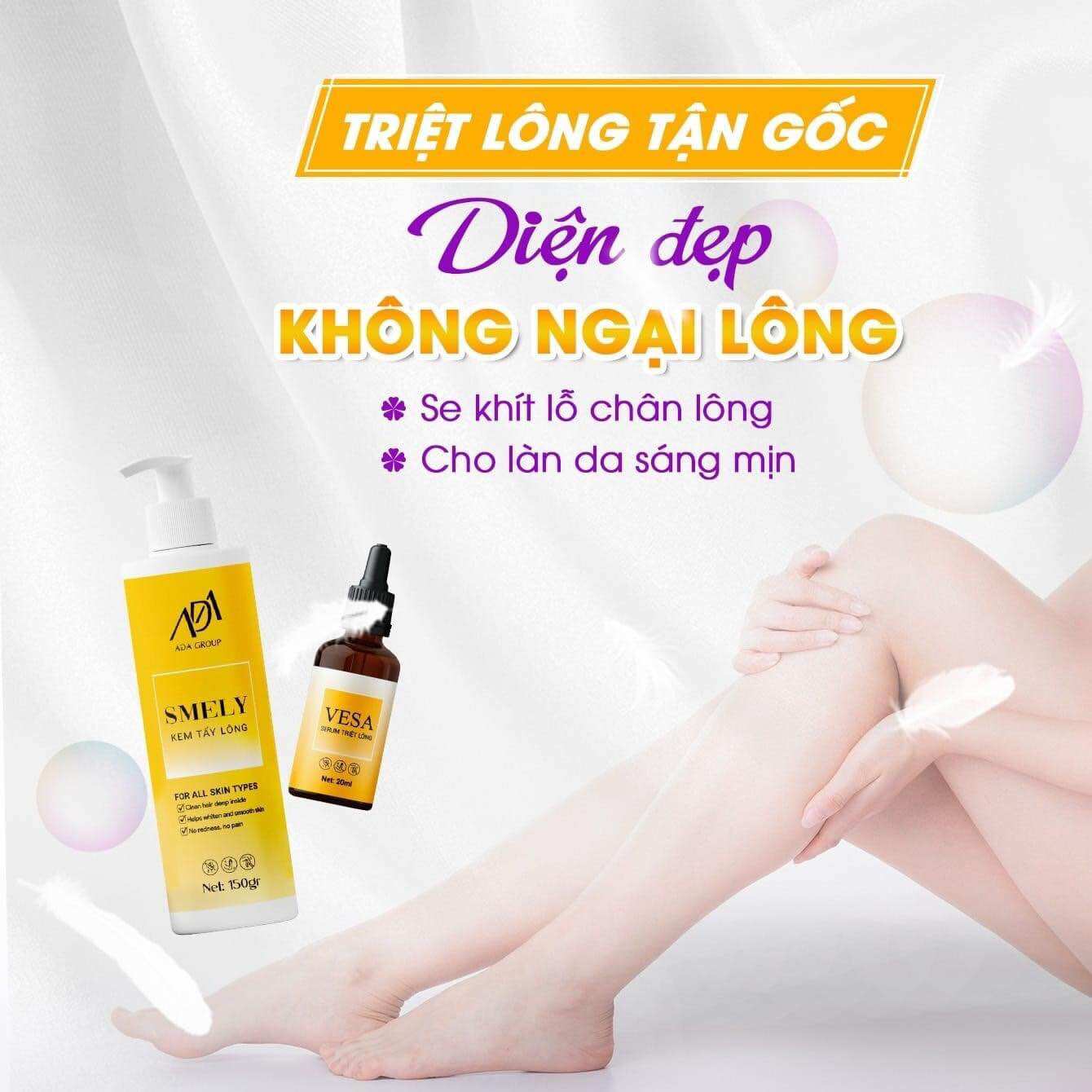 Combo Kem Tẩy lông ADA group