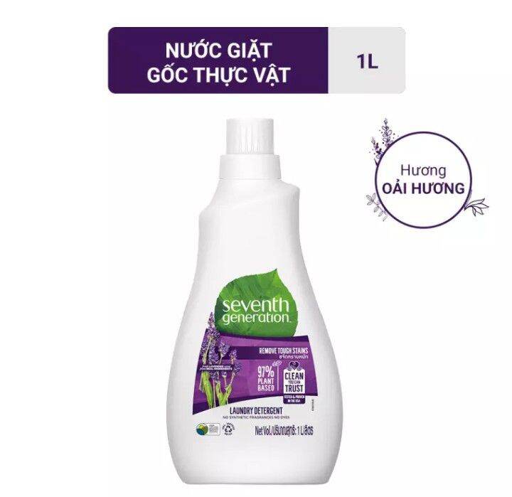 [Hcm]Nước Giặt Seventh Lavender 1 Lit