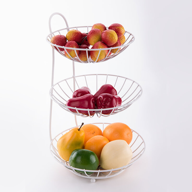 Đĩa Hoa Quả Sáng Tạo Giỏ Hoa Quả Gia Dụng Phòng Khách Đĩa Đựng Đồ Ăn Vặt Bàn Trà Đơn Giản Dung Tích Lớn Hiện Đại Phong Cách Châu Âu Đĩa Hoa Quả Nhiều Tầng