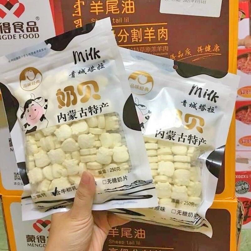 Combo 2 gói kẹo sữa bò non viên nén đặc sản nội mông 250g