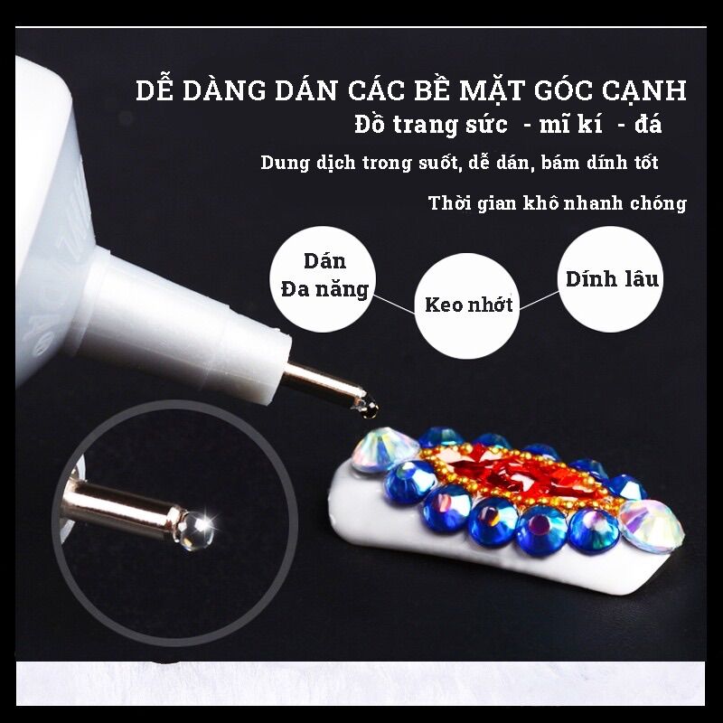 Keo Dán Đa Năng Siêu Bền Chắc 50ml-110ml, keo Dán mô hình