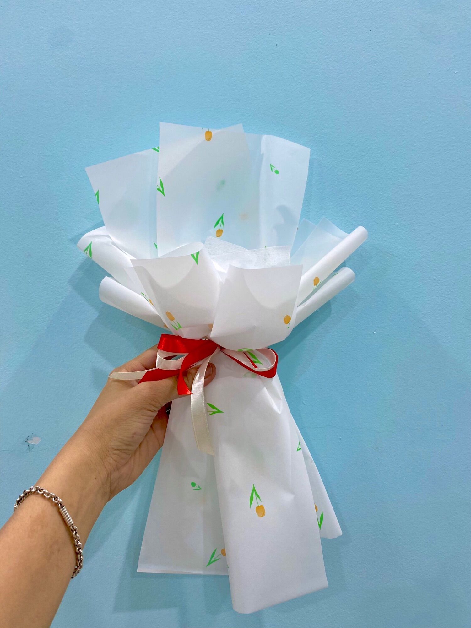 Cốt Hoa Hồng sáp 1-3 bông