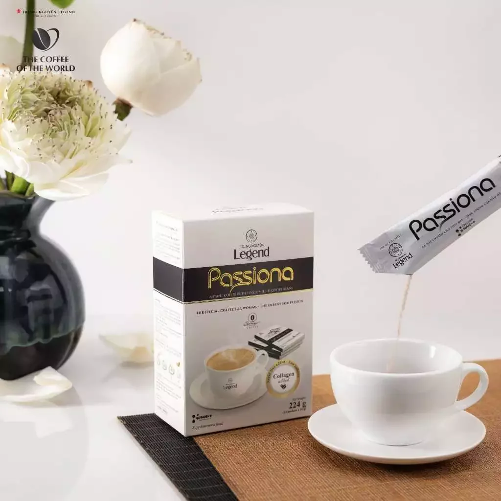 Cà phê Passiona Hòa tan Trung Nguyên dành cho Phái Đẹp