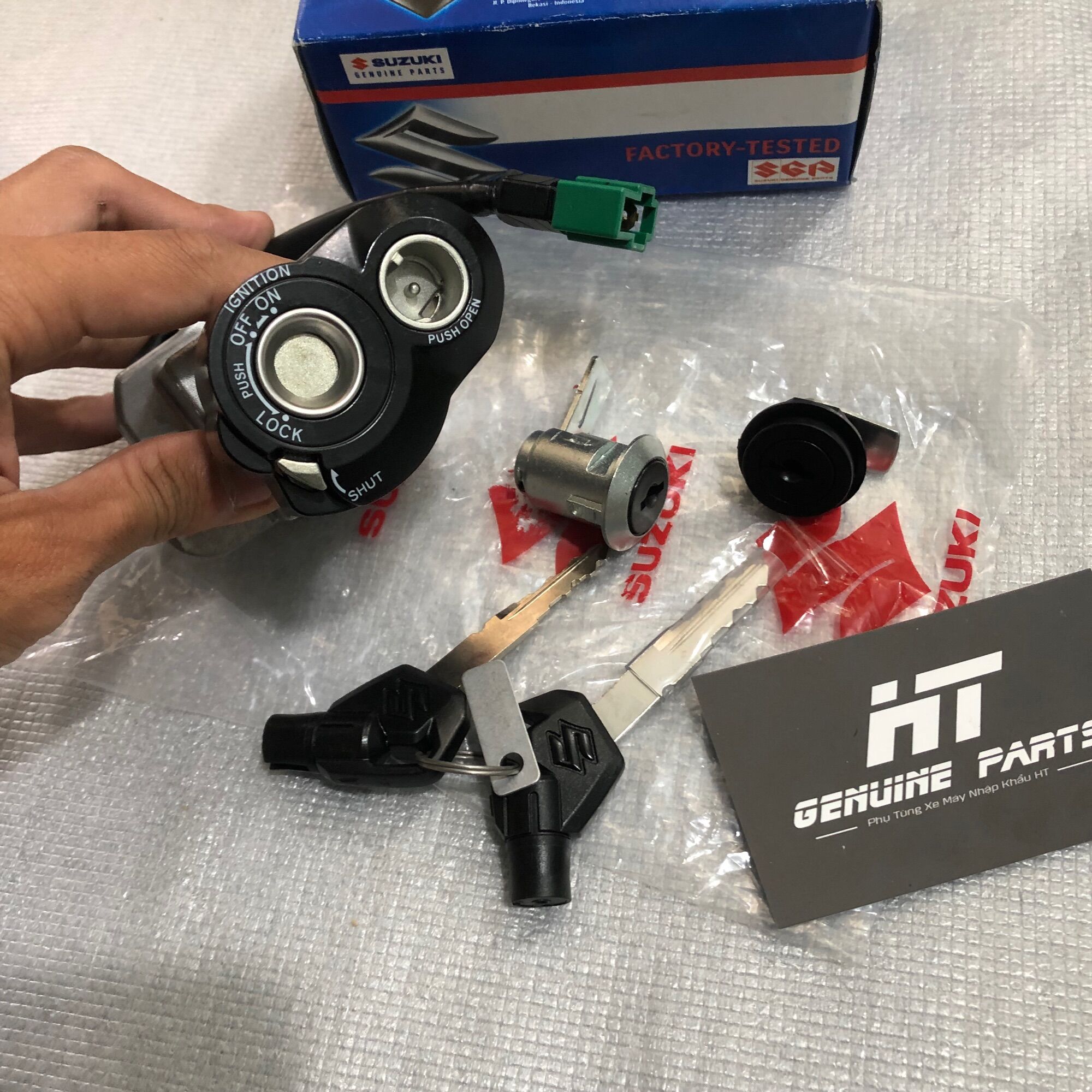 BỘ Ổ KHÓA SATRIA/RAIDER FI