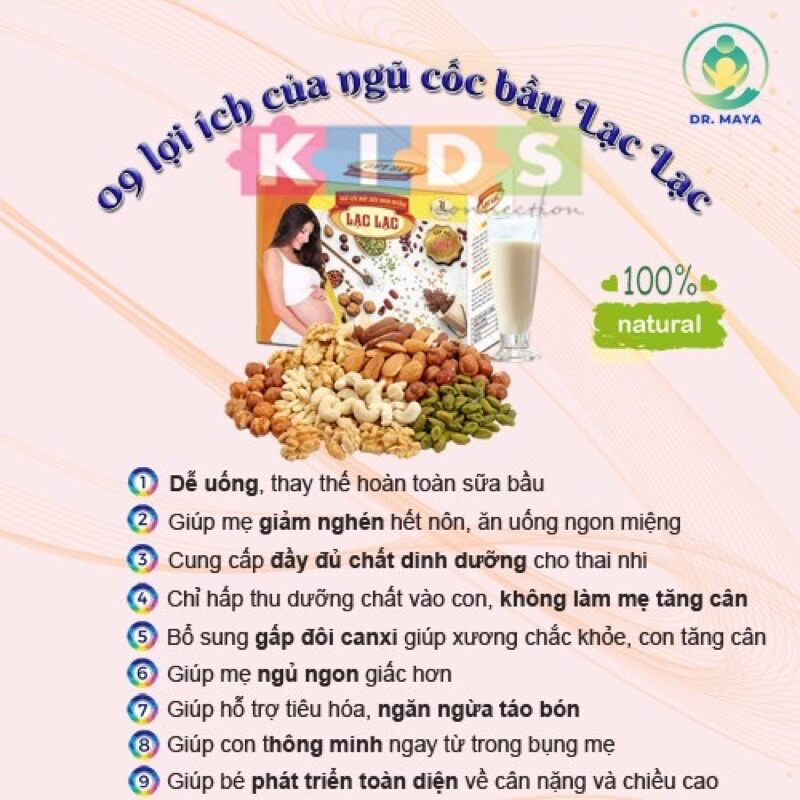 Ngũ cốc Lạc lạc ngũ cốc bầu cao cấp