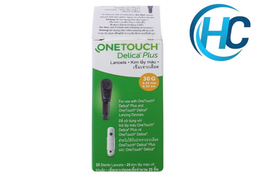 [CHÍNH HÃNG] Kim lấy máu One Touch Delica (25 kim)