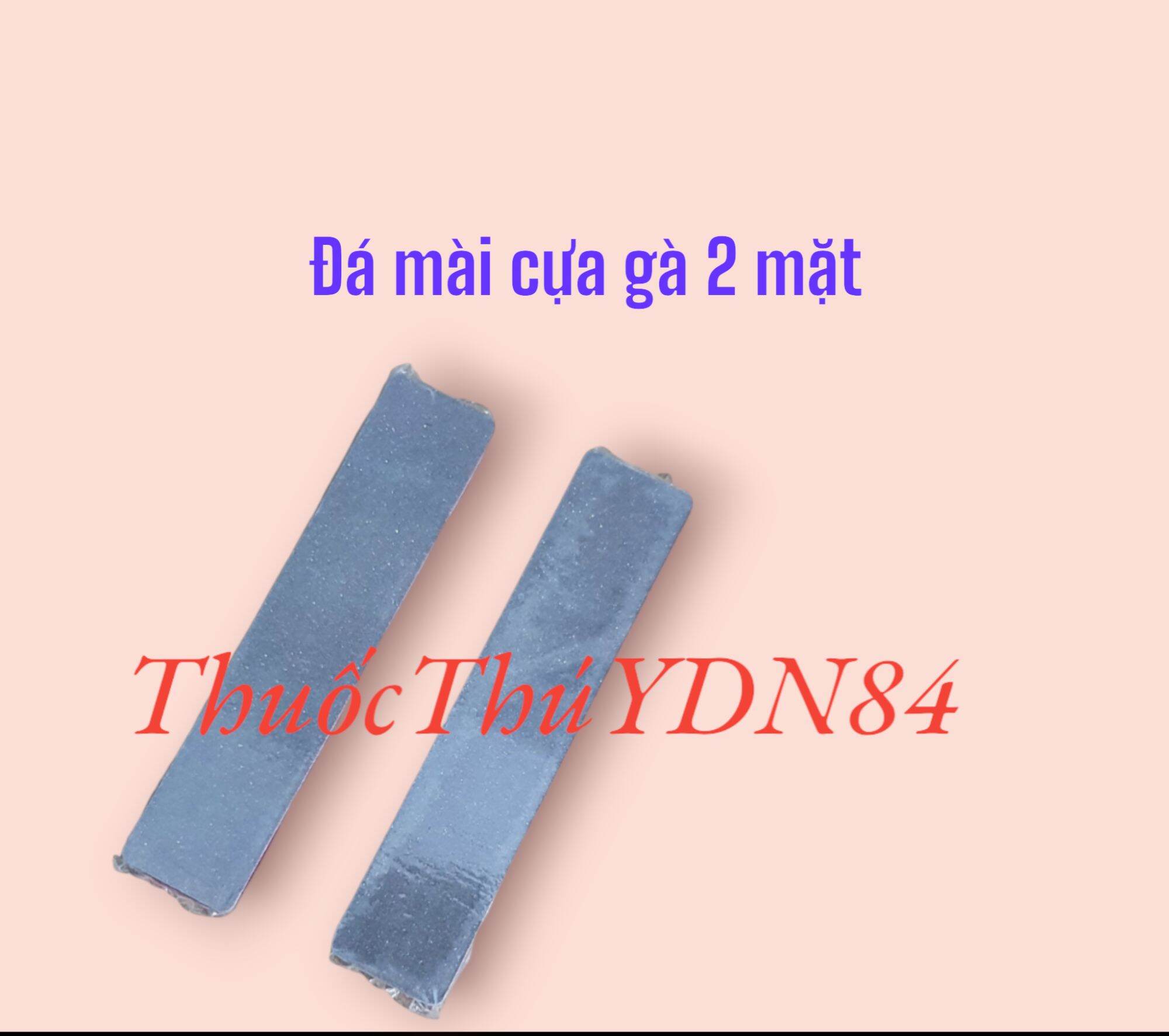 1 viên đá mài cựa gà 2 mặt, phụ kiện gà đá