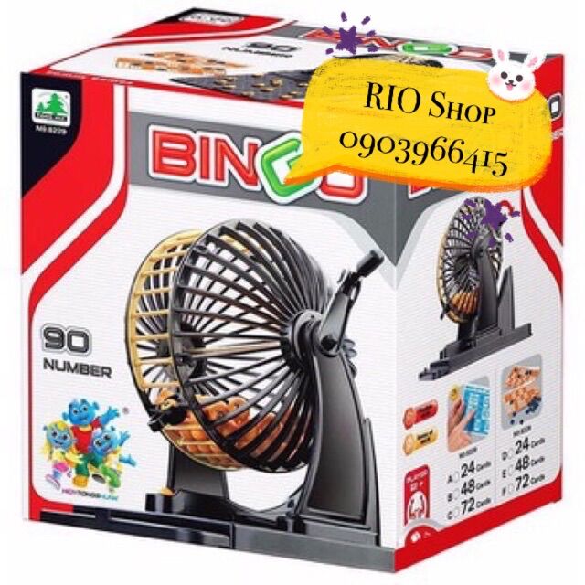 [HCM]Bộ Trò Chơi Loto Bingo 90 Số Lớn