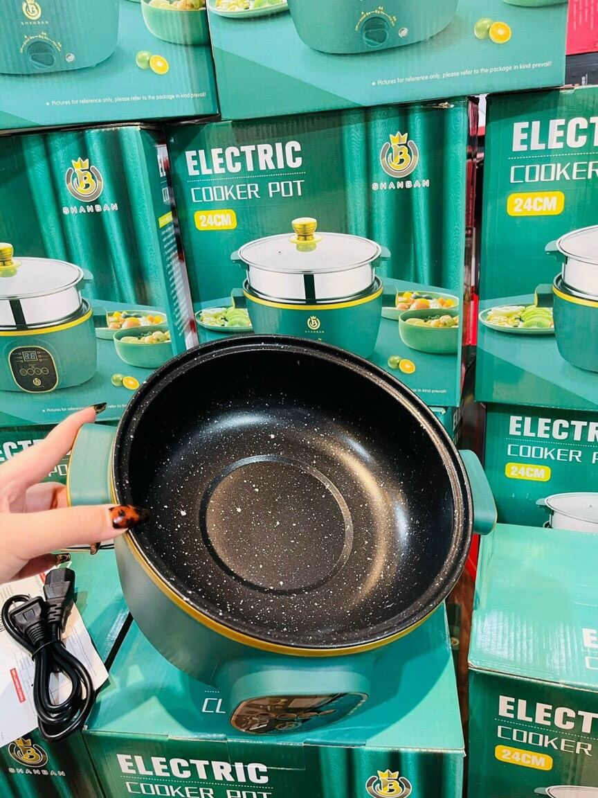 NỒI ĐIỆN ĐA NĂNG KÈM NỒI HẤP 24CM