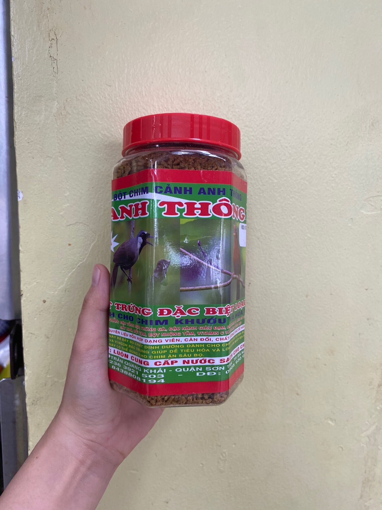 Cám anh thông cho khướu mi- 500gr