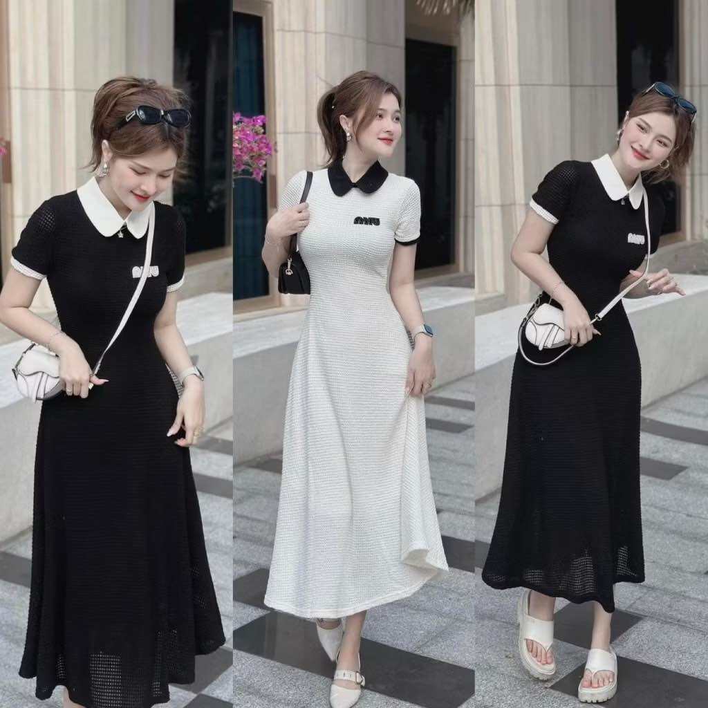 ĐẦM MIDI REN MIU MIU