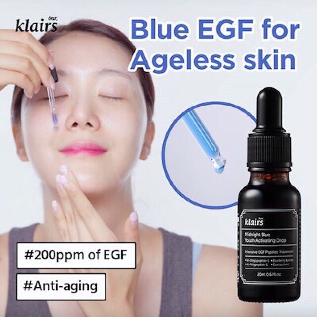 Serum Phục Hồi Da Klairs Midnight Blue Youth Activating Drop 20ml