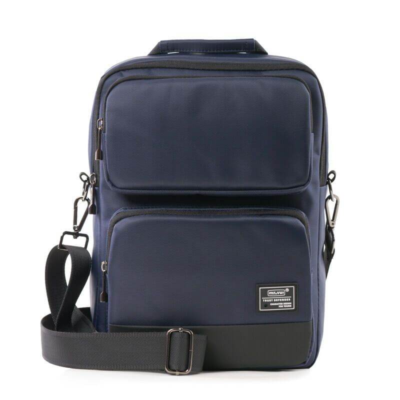 túi đeo chéo, balo mini công sở  màu xanh navy BLMN004 MRVUI vải chống nước