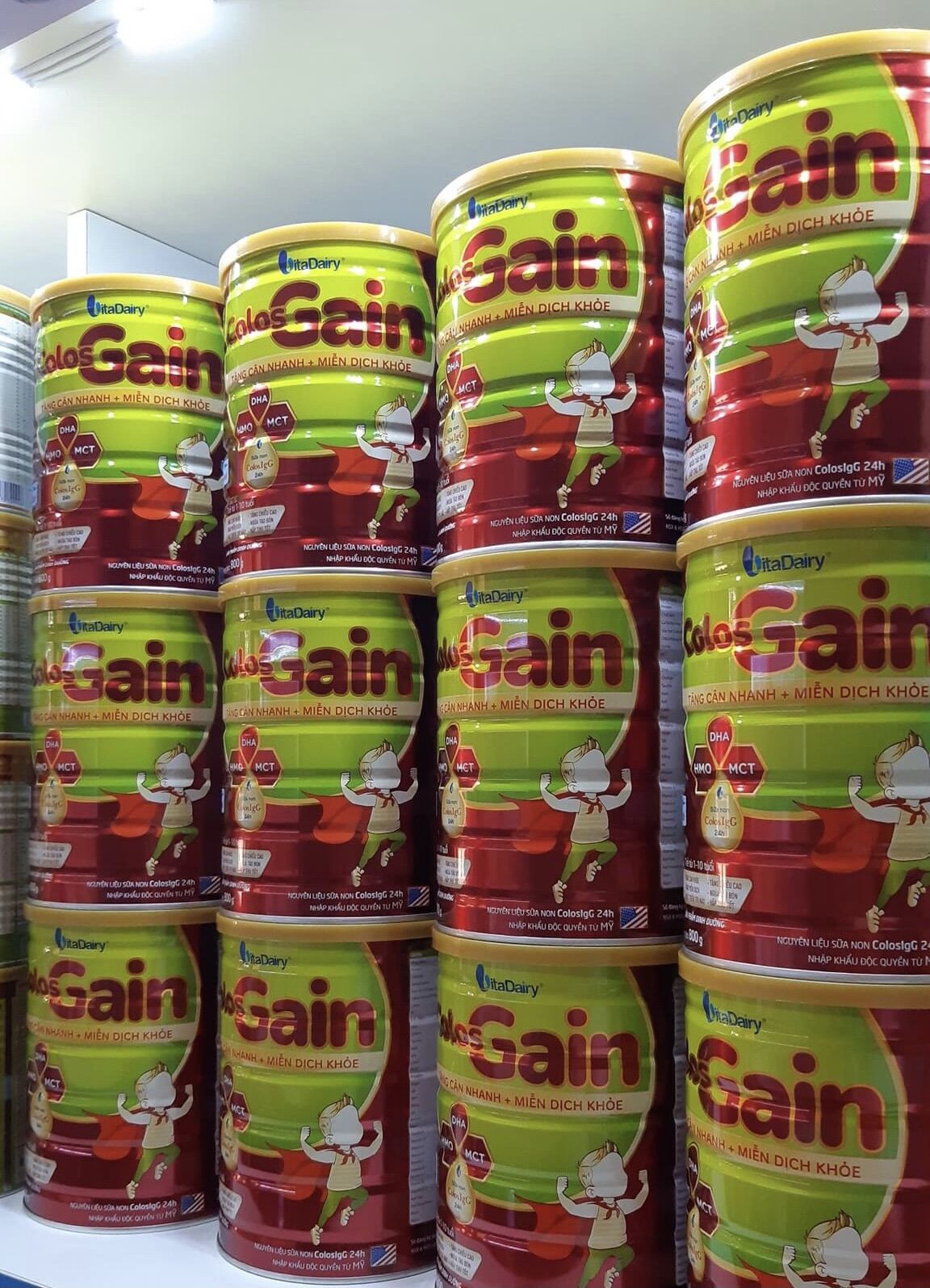 [TRỢ GIÁ] Sữa bột Colos Gain 1+ 800g