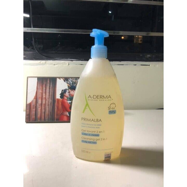 Sữa Tắm Gội Trẻ Em A-Derma Primalba 500ml