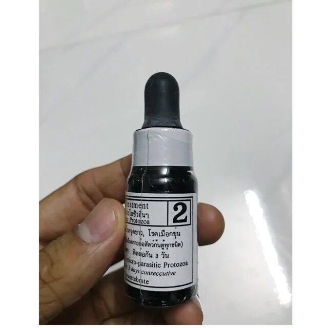 Diệt nấm cá cảnh bio-knock số 2 của thái chai đen 30gr