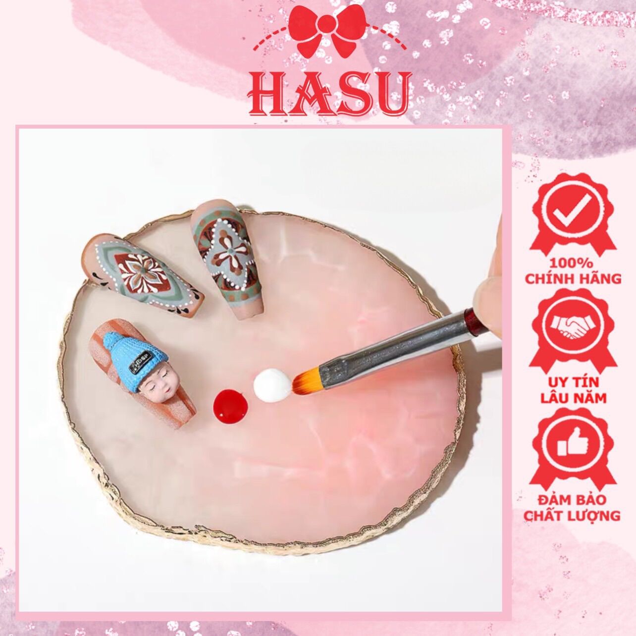 Đá pha màu - tán màu - chụp ảnh nail đa năng