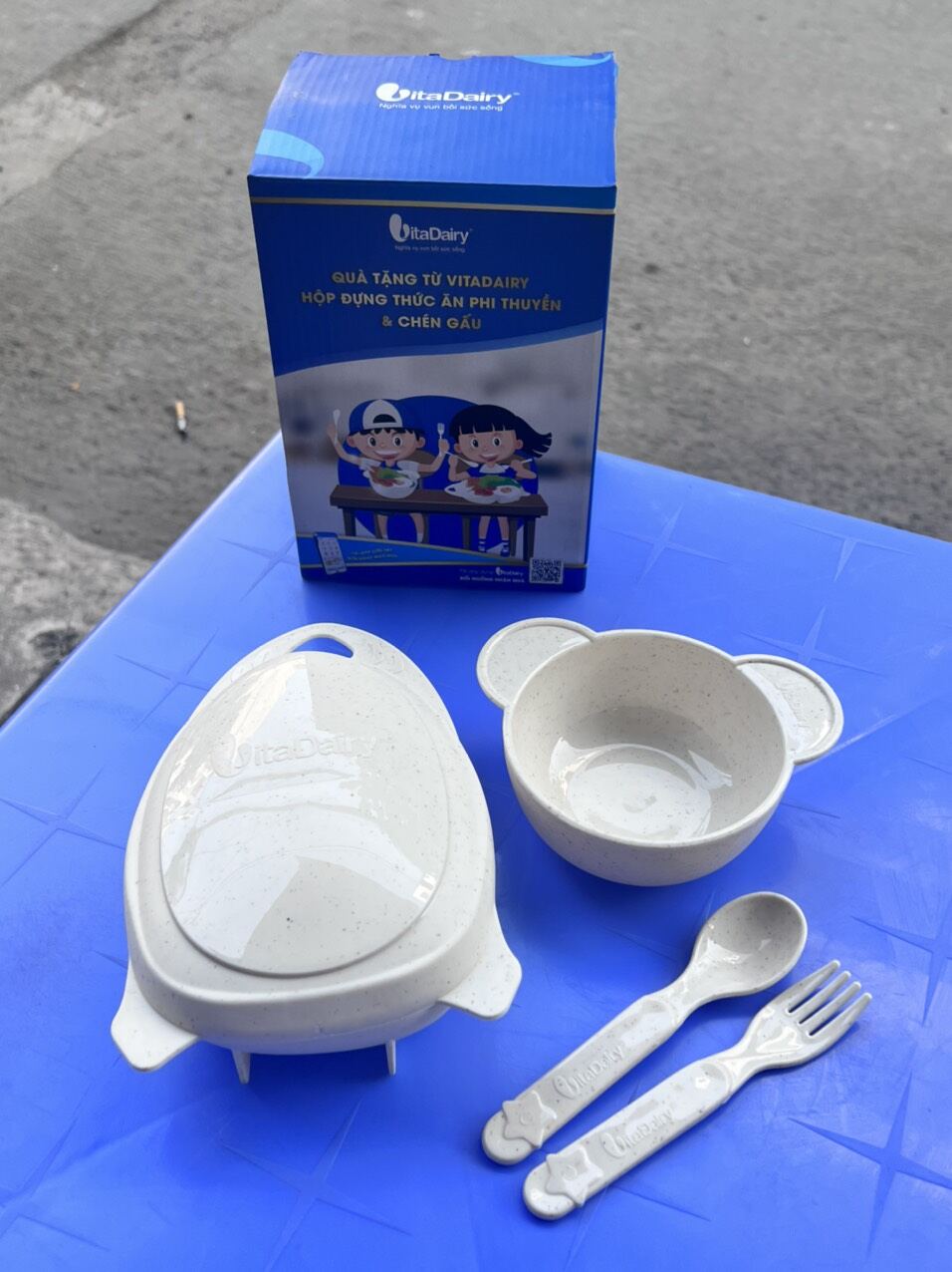 Bộ ăn dặm phi thuyền 4 món cho bé