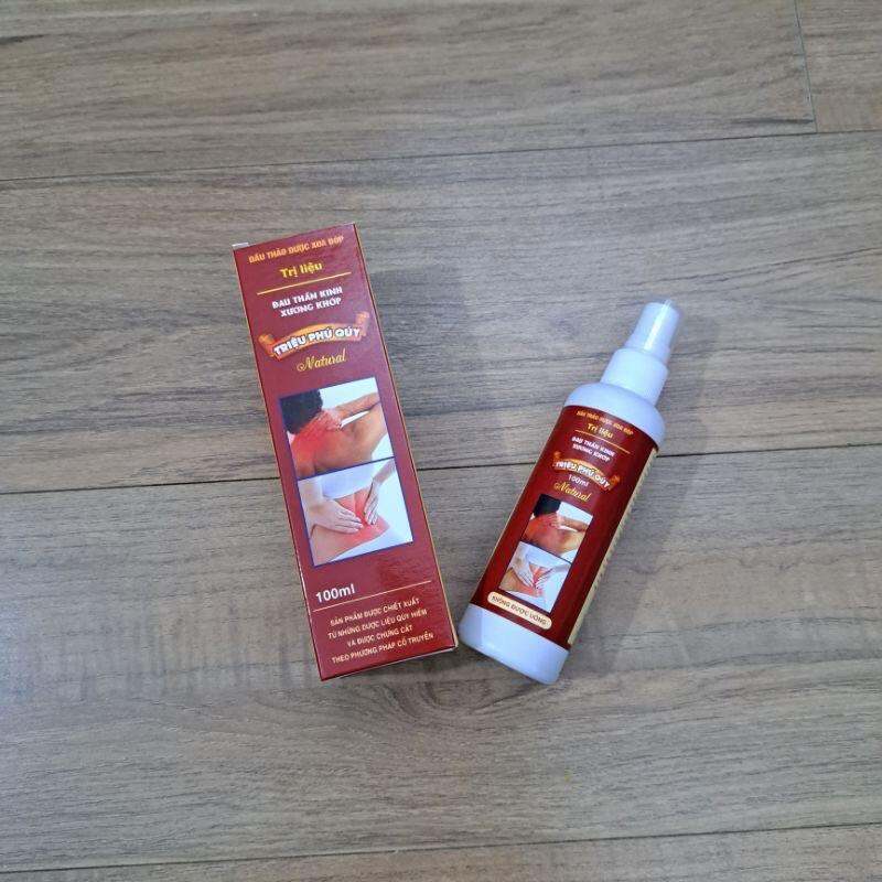 Xịt giảm đau xương khớp dầu thảo dược xoa bóp trị liệu đau thần kinh xương khớp TRIỆU PHÚ QUÝ chiết xuất từ thiên nhiên