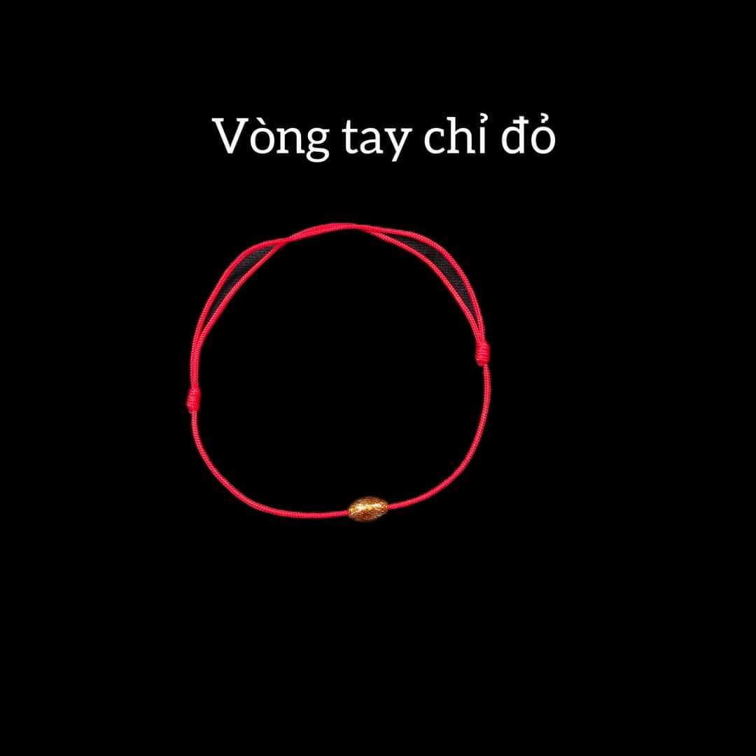 Vòng tay chỉ đỏ mix san hô đen may mắn