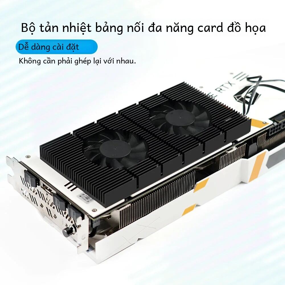 Nhôm GPU Backplane Tản Nhiệt Cho RTX 3090 3080 3070 Series Đen Tản Nhiệt Làm Mát Có Thể Điều Chỉnh C