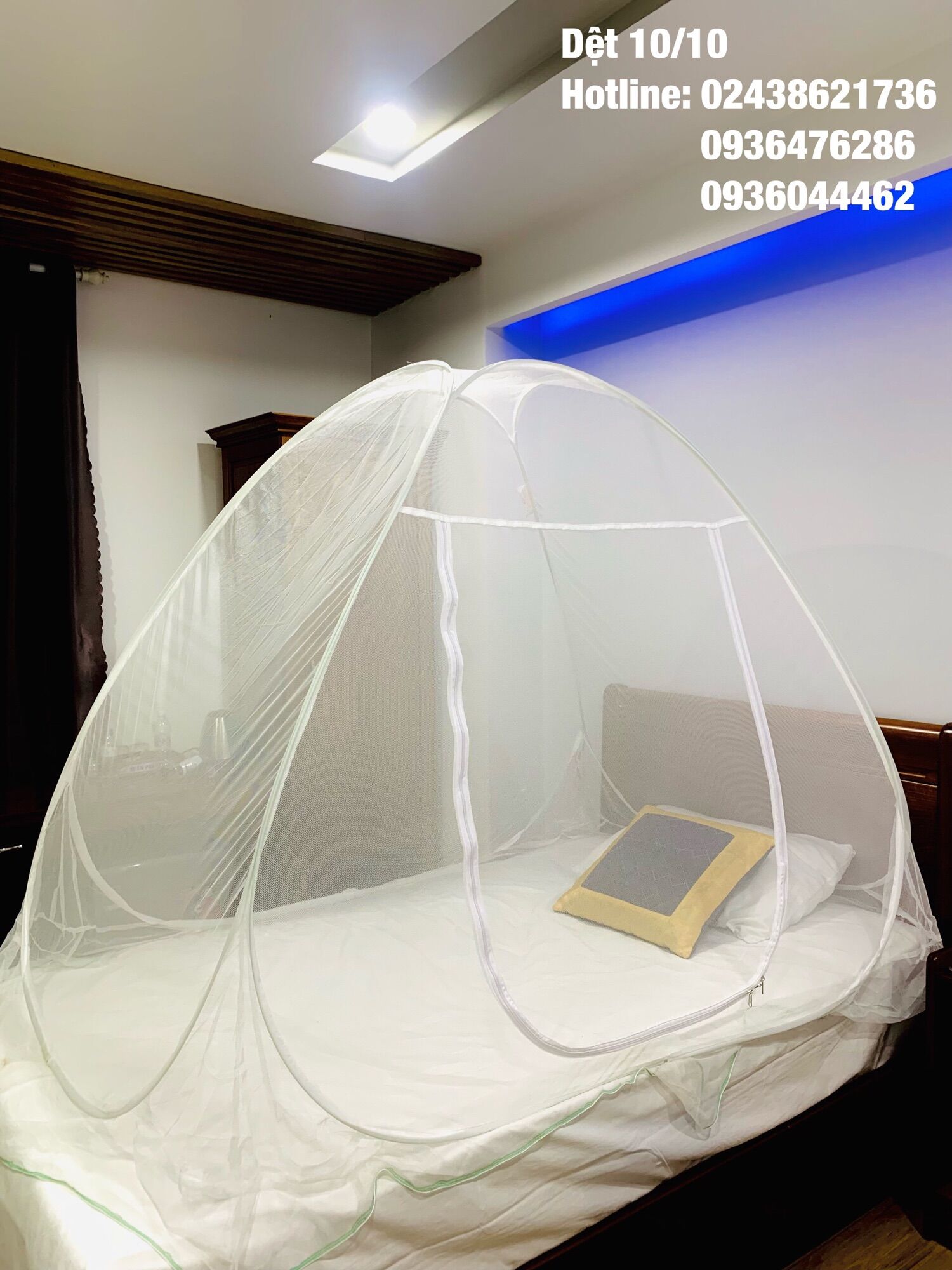 Màn, mùng chụp tự bung 1m2