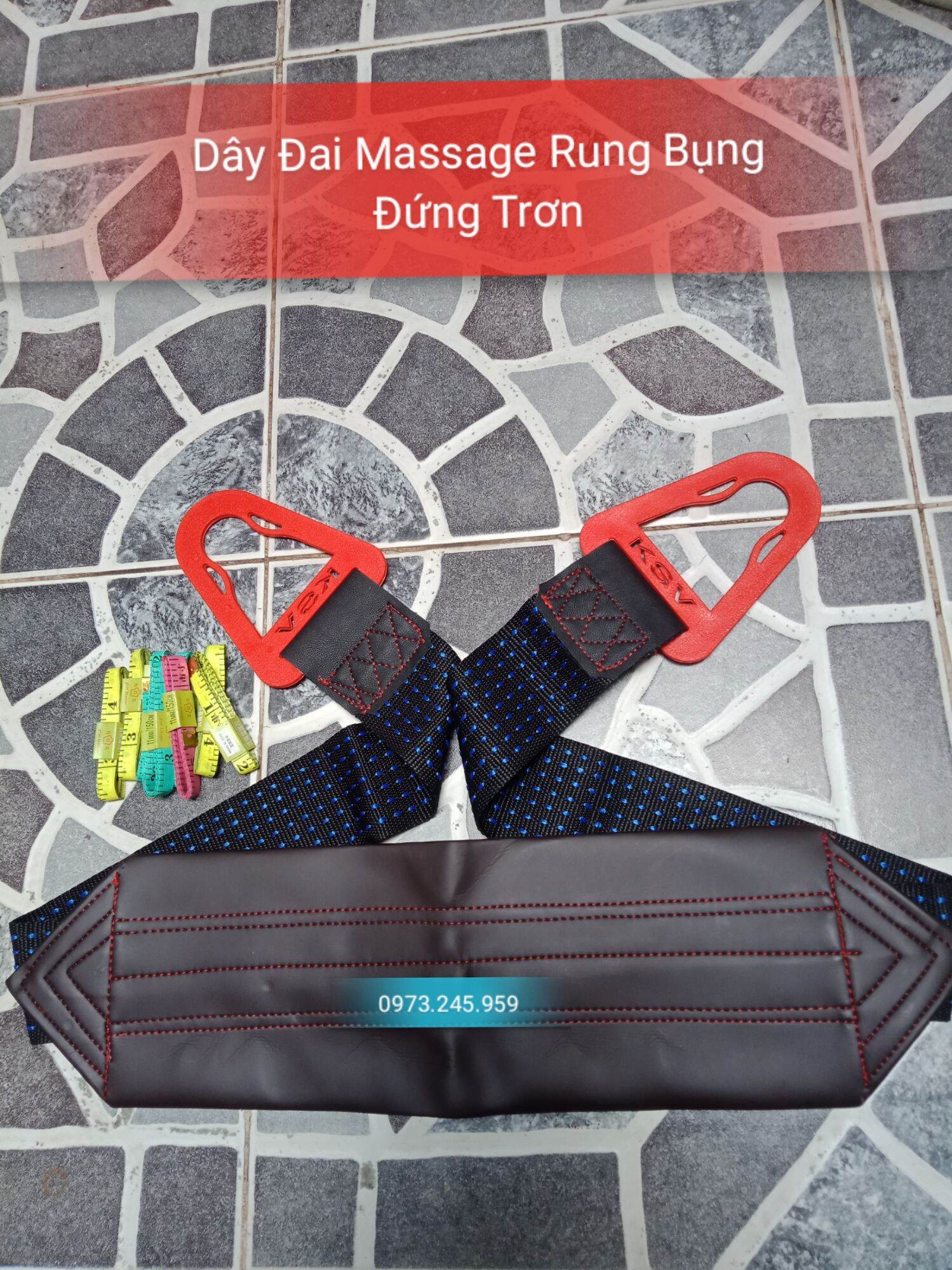 [HCM]Dây Đai Massage Rung Bụng Đứng